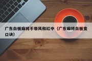 广东白板麻将不带风和红中（广东麻将白板变口诀）
