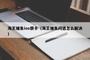 海王捕鱼ios很卡（海王捕鱼闪退怎么解决）