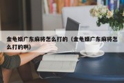 金龟婿广东麻将怎么打的（金龟婿广东麻将怎么打的啊）